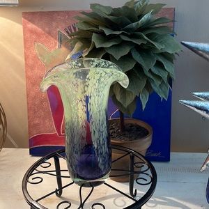 hand Blown Glass Vase